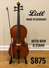 Full Size 4/4 Lidl L310 Cello Perfect Condition w/ Professional Set-up Czech