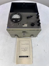 Shallcross No 673-D Milliohmmeter with Case Manual and Untested Batteries