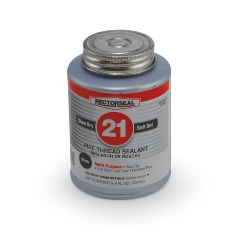Pipe Thread Sealant Black Soft Setting Slow Drying 8 oz 28651