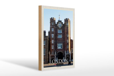 Ontrada Holzschild 20x30cm London St. James´s Palace UK Holz Schild