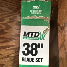 MTD, 38", Deck Mower Blade, OEM-742-0473A
