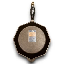 FINEX - 12" Cast Iron Skillet - Modern Heirloom - Pre-Seasoned - Made In USA