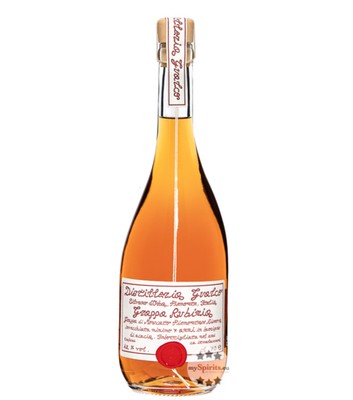Distilleria Gualco Grappa Rubinia Riserva / 42 % vol / 0,7 Liter-Flasche