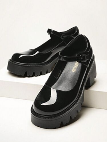 Women's Mary Jane Shoes For Women,Platform Dress Low Heel Chunky-JZH7 - Picture 5 of 54