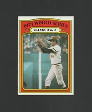 1972 Topps #229 World Series Game 7 ~ Set Break ~~ High Grade!