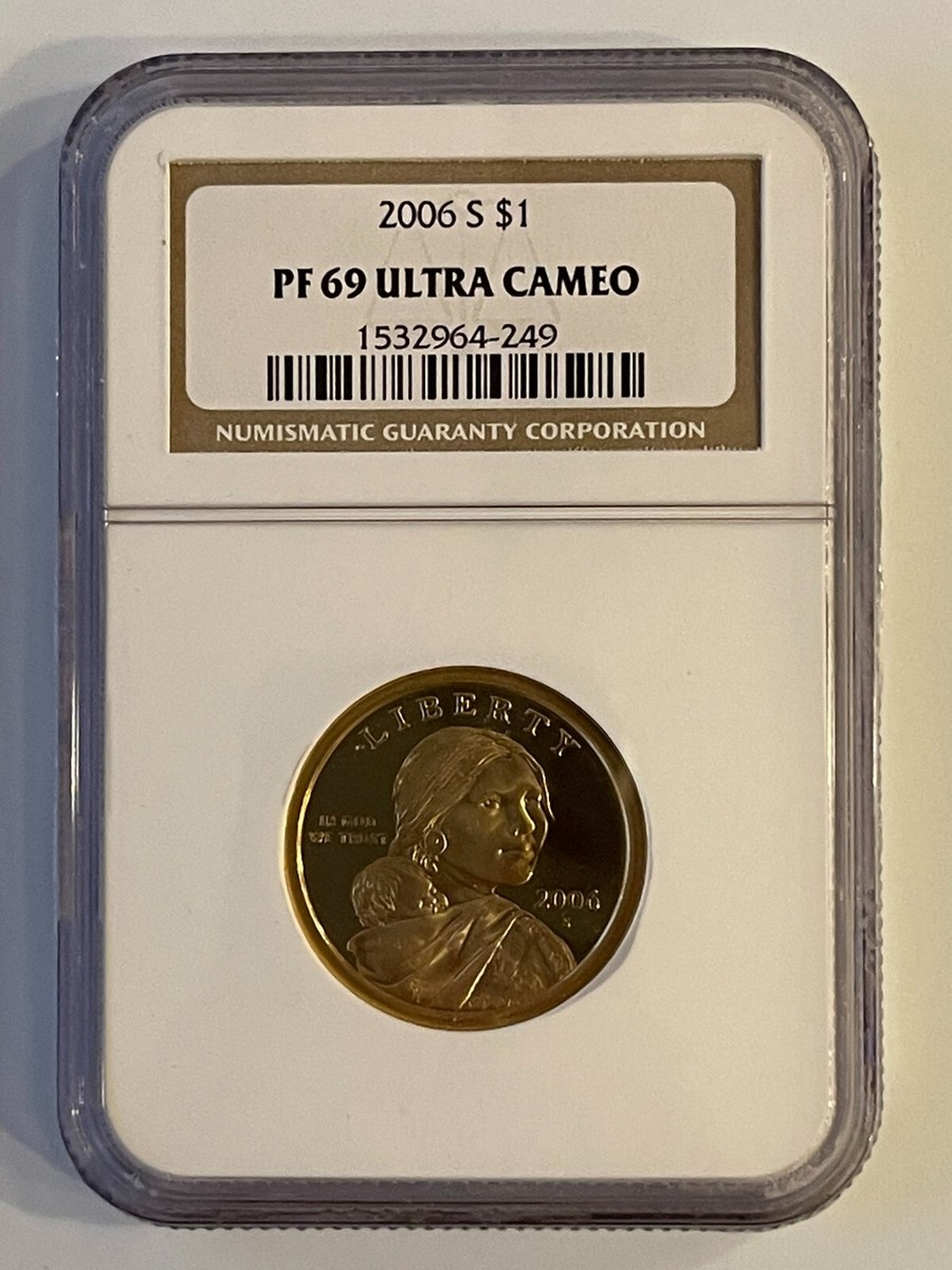 2006 S $1 Sacagawea Dollar NGC PF 69 Ultra Cameo | eBay