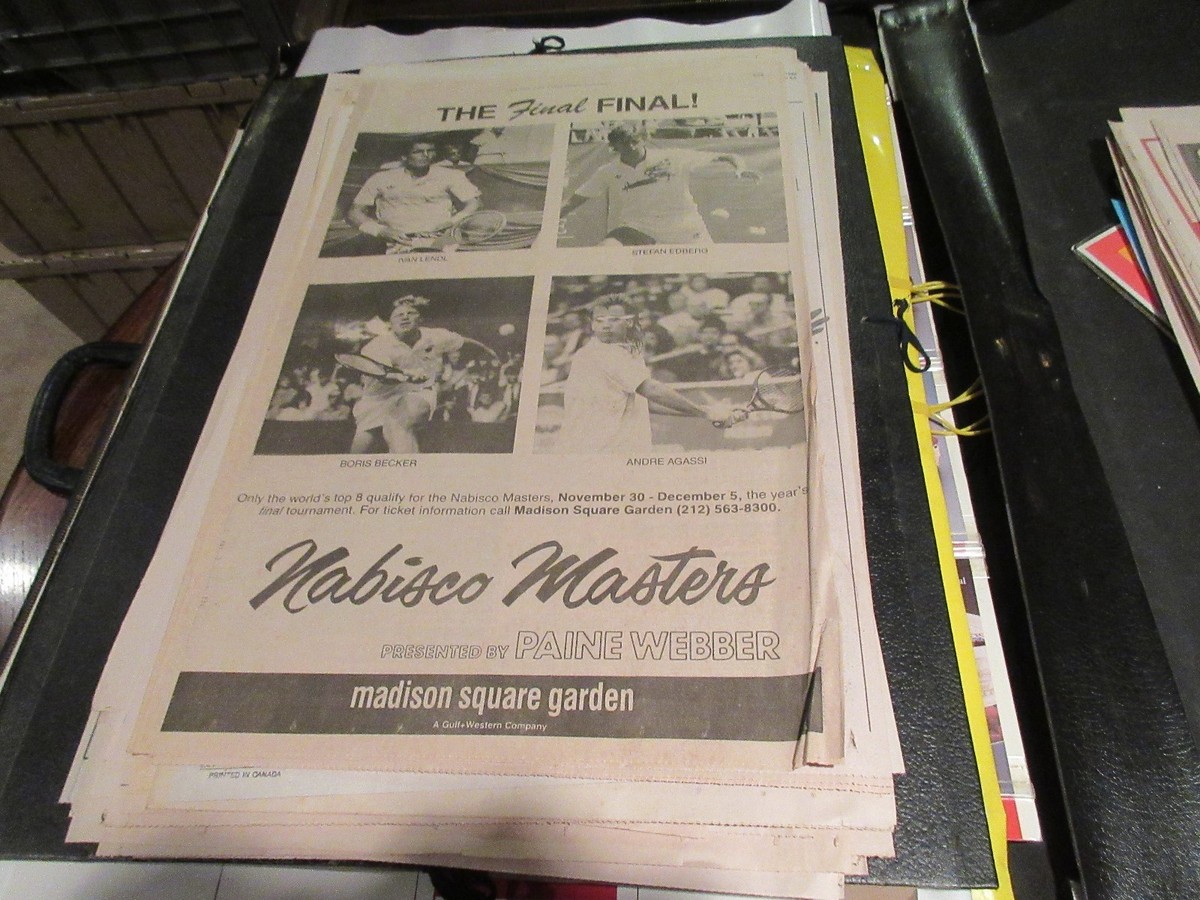 The Final 4 , NY Times , Newspaper Clipping / Poster , 9/9/88 | eBay