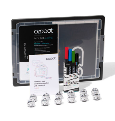 Ozobot MINT Coding Roboter Schulset Evo Classroom Kit 12 Robots