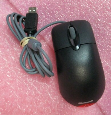 Tested Working MICROSOFT X08-99491 Wheel Optical USB PS/2 Compatible Mouse