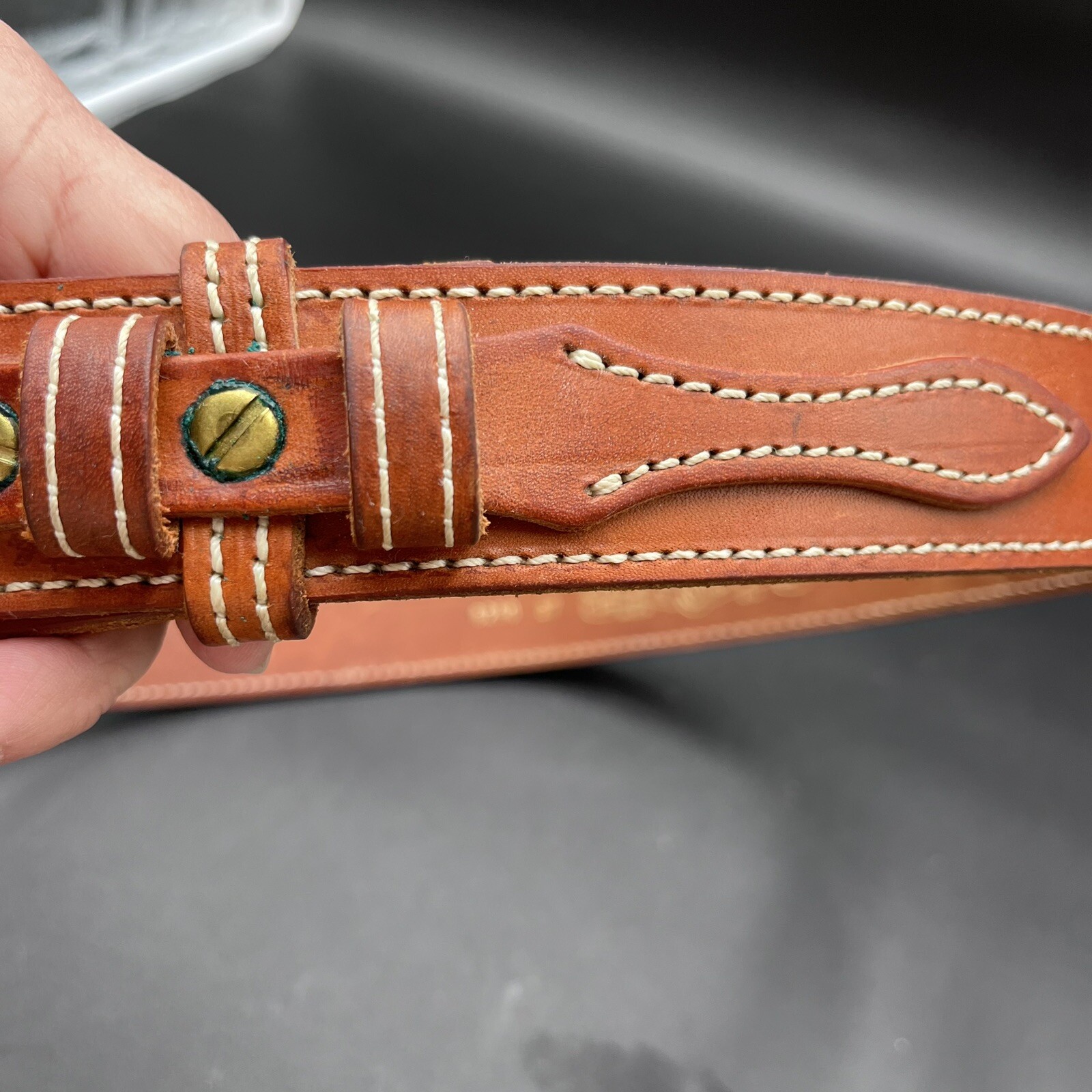 CIRCLE Y of YOAKUM Belt Size 36 Ranger Western Hand Made Leather eBay