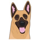 German Shepherd Dog Decal Dog Lover Decor Vinyl Sticker
