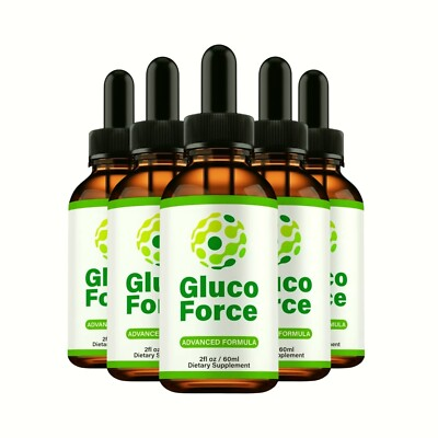 #ad 5 Pack Gluco Force Drops to Support Healthy Blood Pressure amp; Sugar Levels $54.89