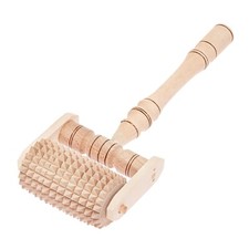 Universal Wooden Anti-Cellulite Roller Massager, 1 Roller, 12.2x4.1x2 in