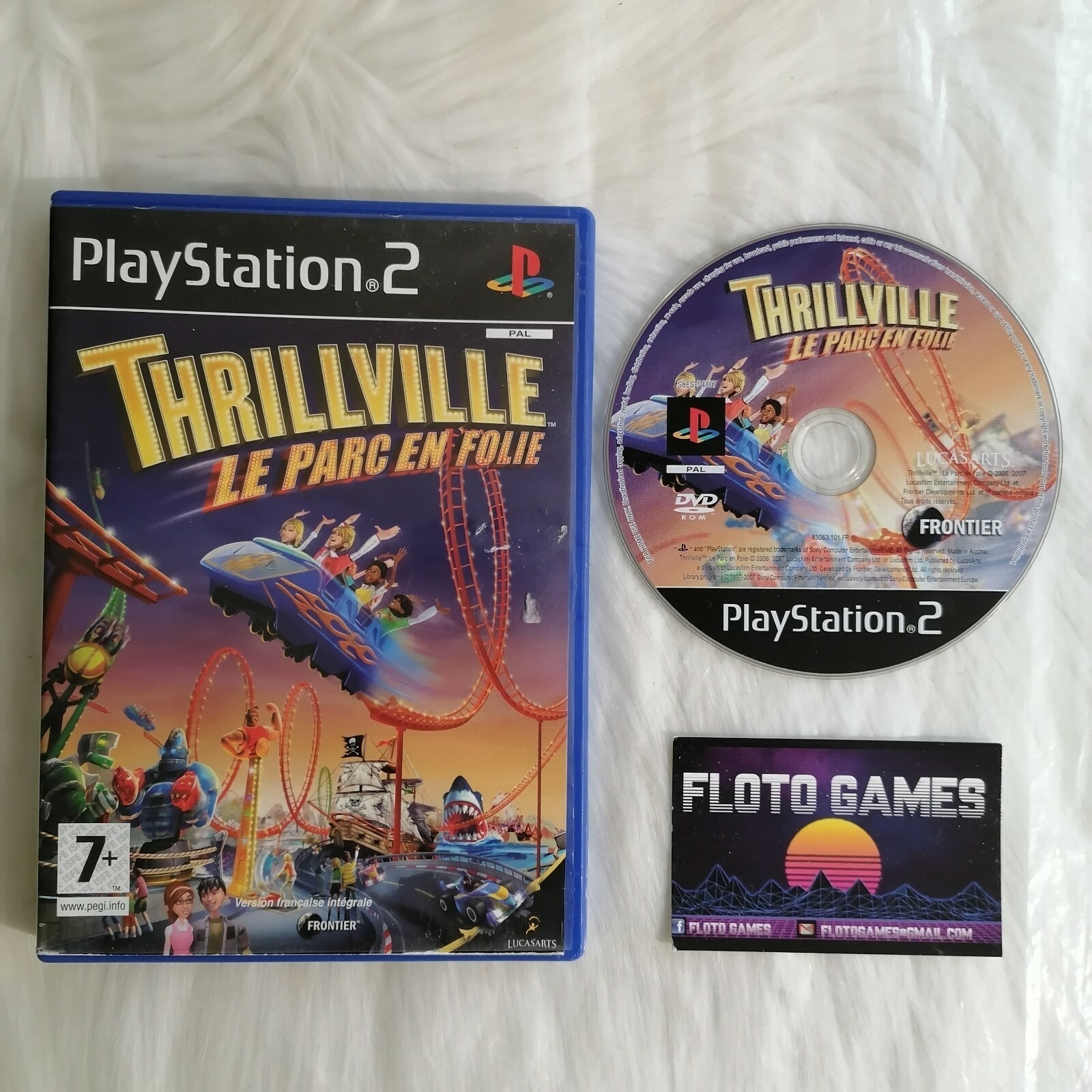 Jeu Thrillville - Le Parc En Folie pour PS2 PAL FR en Boite - Floto Games