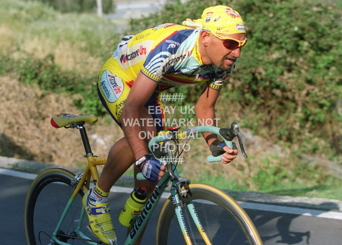 Poste Publicitaire Marco Pantani – Bianchi A4, Campagnolo, Cinelli, Neuf