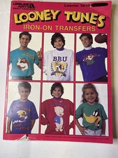 Looney Toons Iron On Transfers Book Only Leaflet 1518 Leisure Arts Craft Warner