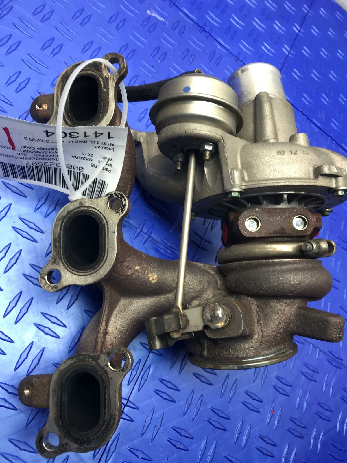 2014 - 2019 MASERATI GHIBLI M157 3.0L RWD LH LEFT DRIVER ENGINE TURBOCHARGER OEM