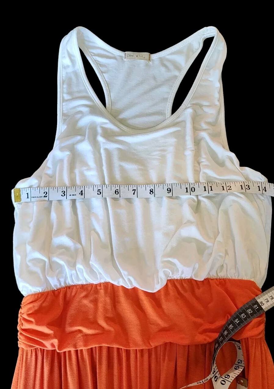 Pixi + Ivy Dress Racerback Tank Women's Sz Large 