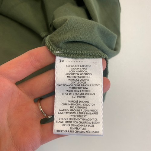 Joie Jadallah Cotton Shirt Dress Womens S Small Short Sleeve Button Front Green - Picture 10 of 12