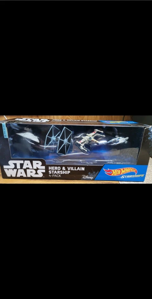 Hot Wheels Star Wars Starship Hero & Villain Paquete de 4 Nuevo Foto 2 de 4