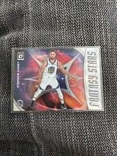 STEPHEN CURRY Donruss Optics Fantasy Stars Steph RARE $$ PRIZMS INSERT CARD!
