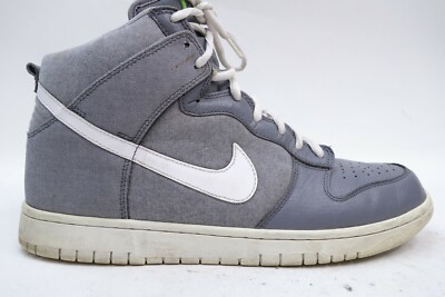 Nike Dunk High Shoe Wolf Grey 317982-045 Men Size 11 From  display picture 2