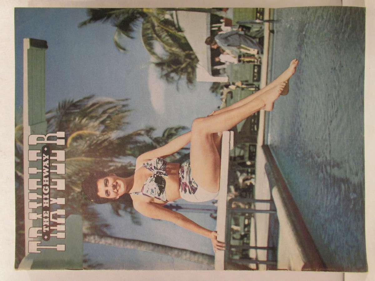 The Highway Traveler FEB-MAR 1947 Woman on Diving Board Vacation