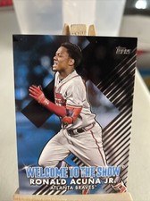 2022 Topps Series 1 Welcome to the Show Ronald Acuna Jr  #d 100/299 #WWTS-12 SP