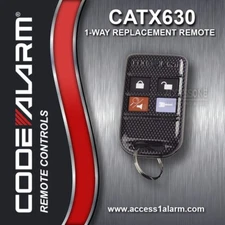 NEW Code Alarm CATX630 4-Button Remote Control FCC ID GOH-FRDPC2002 Carbon Fiber