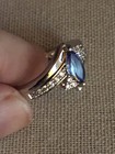 Tanzanite Bypass Ring, Triple A,with zircons — photo 3