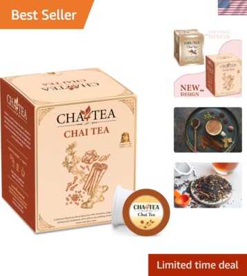 36-Count Chai Tea Pods for Keurig - Aromatic Spicy Blend to Warm Your Winter