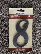 Gatehouse A Strong Impression House Number 8 5  . Black
