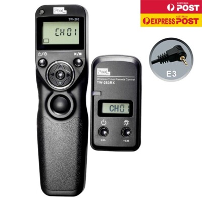 Pixel TW-283 E3 Wireless Timer Remote Control for Canon 80D