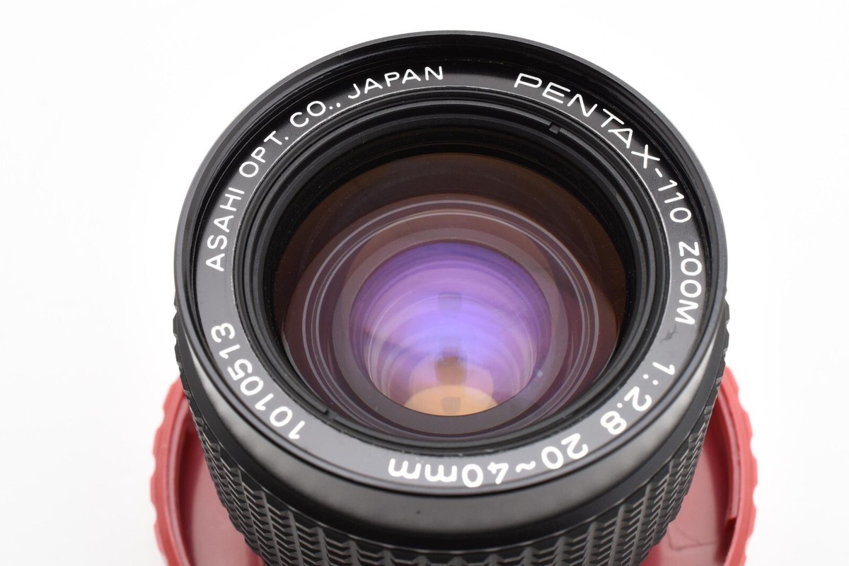 【美品】PENTAX-110 ZOOM 20-40ｍｍ F2.8　動作確認済み PENTAX-110 20-40mm F2.8 Reviews - Auto 110 Zoom Lenses