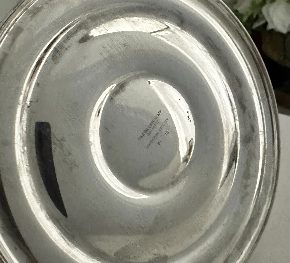 Candelabro de plata esterlina Wm Rogers 3 brazos candelabro de plata esterlina vintage Foto 4 de 4