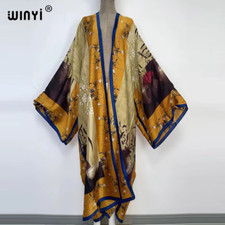 Summer Women Cardigan Stitch Robe Cocktail Sexcy Boho Maxi African Holiday Batwi