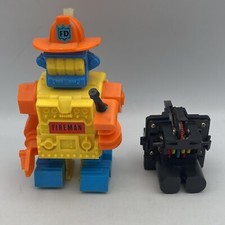 1970 Fireman Ding A Ling Topper Toy Hong Kong Non Working Motor