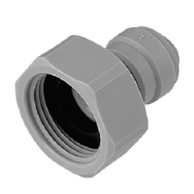 DMFit AFAB0609FP Buchse Adapter, 3/8  Push Fit x 3/4  BSP 