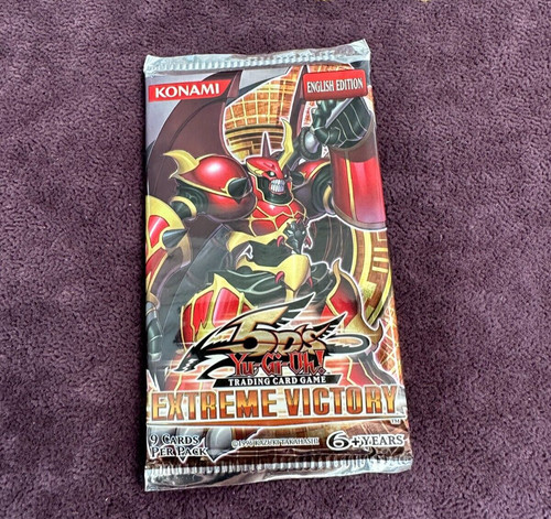 1x YuGiOh! Extreme Victory Booster Pack! Factory Sealed!