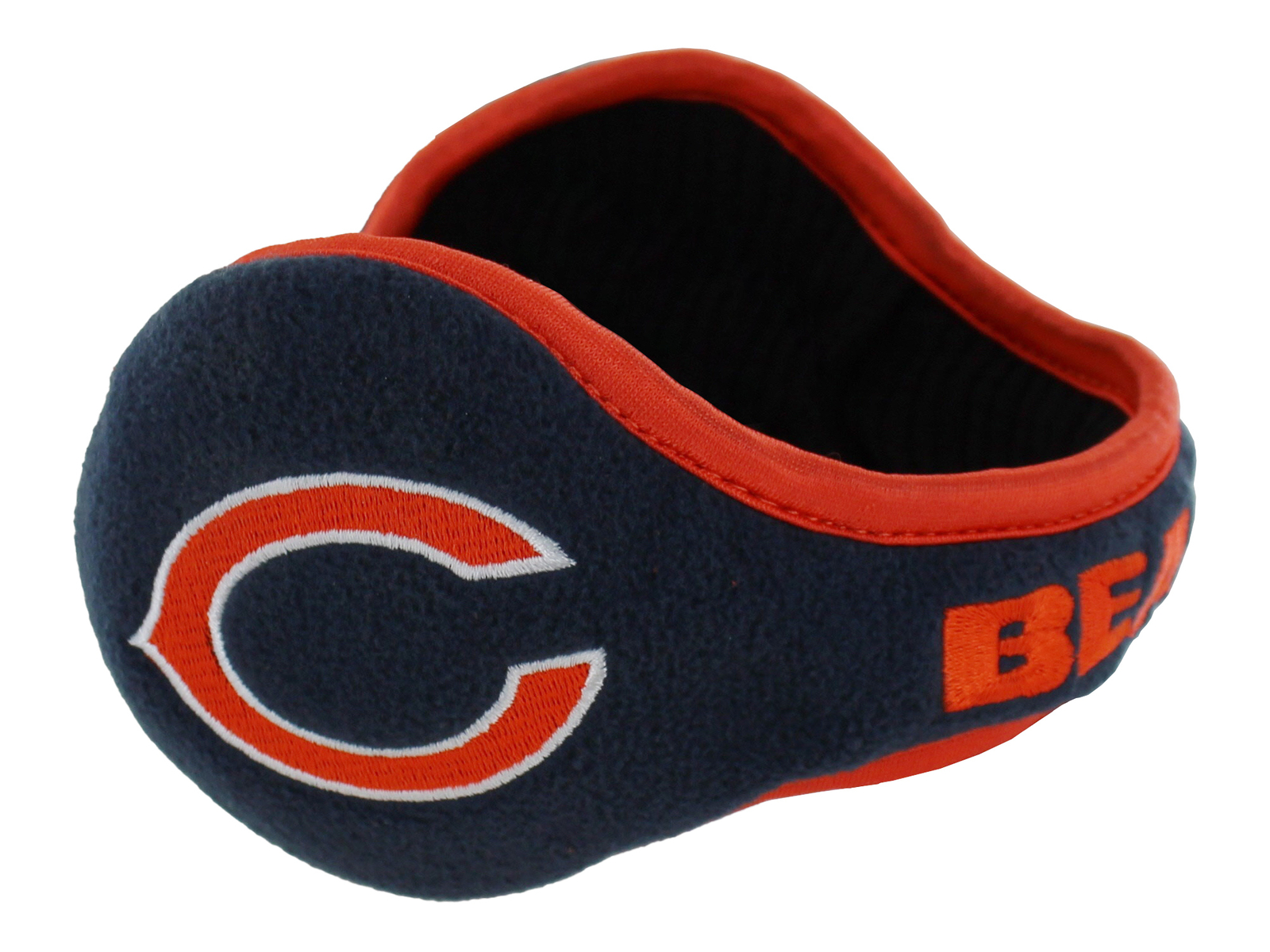 Ушные грелки Chicago Bears 180-х годов за ушами, темно-синие