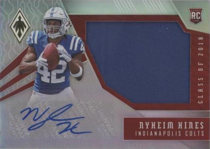 2018 Panini Phoenix Nyheim Hines #RJ-NH - 1 of 2