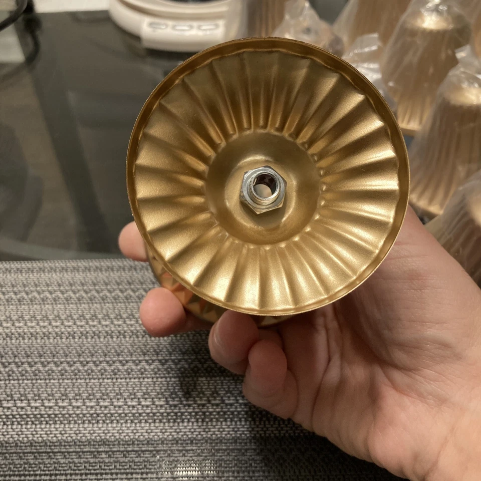 10件套金属花瓶小桌子中心装饰品花架婚礼安排 — 第 4/4 张图片