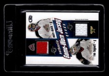 2002-03 Pacific Heads Up Quad Jerseys #10  Denis Tugnutt Klesla Sanderson Jersey