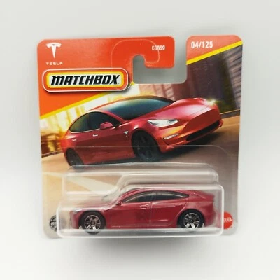 Matchbox 1/64 Tesla Model 3 - Mainline 2025 #04/125 - Diecast Car - Neuf