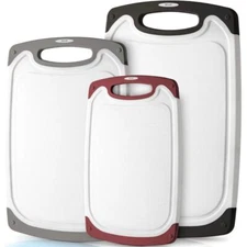 Zulay Kitchen Cutting Board Set - 3 Piece