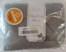 Fitted Mini Crib Sheet American Baby Company 24" x 38" Gray