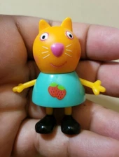 2003 Candy Cat 2.25" Jazwares Action Figure Peppa Pig PBS Sprout Nick Jr C220