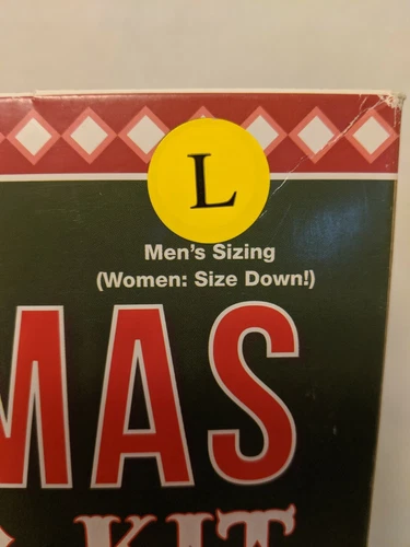 Ugly Christmas Sweater Kit Size L Make Your Own Sweater Kit