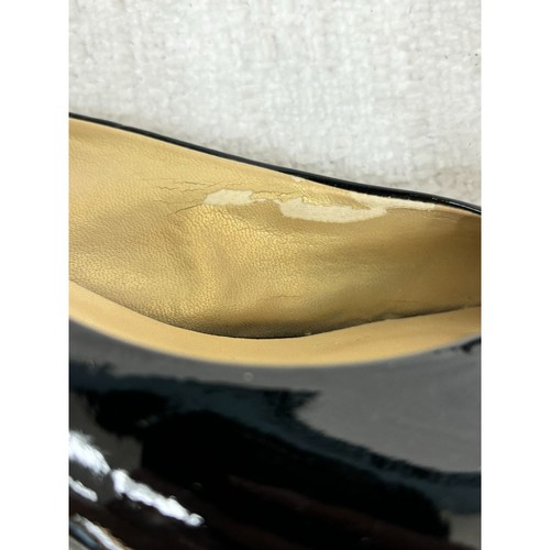 Sesto Meucci Black Patent Leather Slingback Heels Shoes Size 11 #42611 - Picture 9 of 10