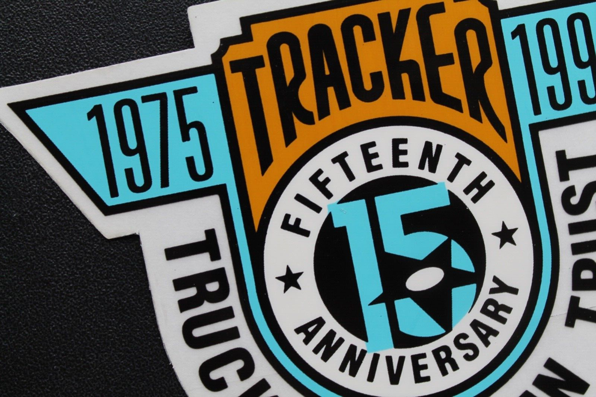 Tracker Skateboards 1990 Clear 15-Year OG Z63A Vintage